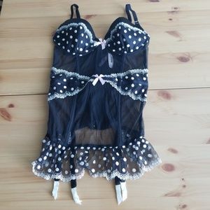 Brand New Victoria's Secret Lingerie Sexy Black Women's Size 36C